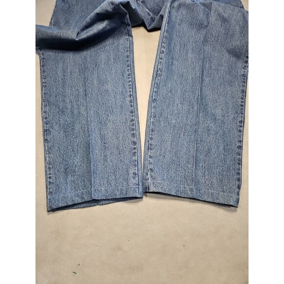 VINTAGE DON Matching Blue Jean Outfit XL Shirt Size 40x32 Pants Embroidered - Picture 13 of 16